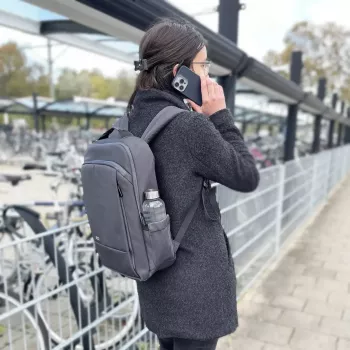 ACT Move backpack for laptops up to 15.6” made from recycled plastic bottles