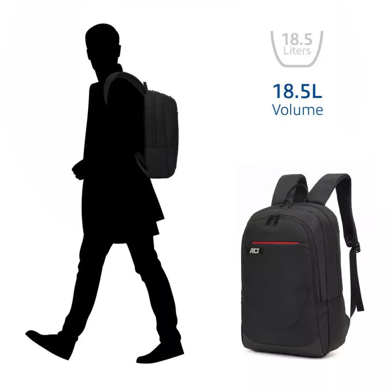 Backpack ACT Suburb for laptops up to 15.6 inches recycled plastic
