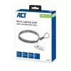 ACT Nano Laptop Lock with combination lock 2m cable