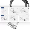 ACT Nano Laptop Lock with combination lock 2m cable