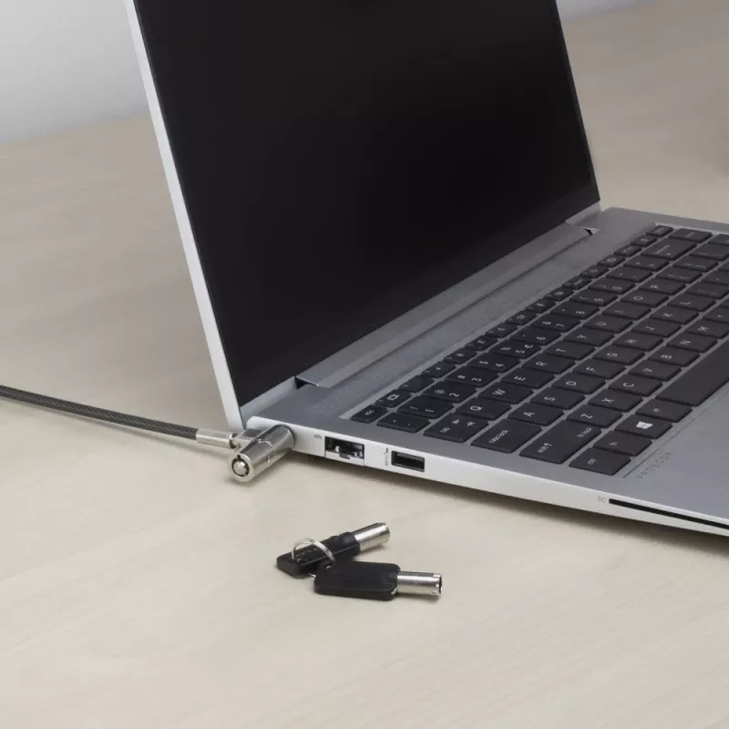 Laptop Lock ACT AC9030 Metallic Round Key 2m Cable