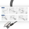 Laptop Lock ACT AC9030 Metallic Round Key 2m Cable