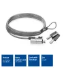 Laptop Lock ACT AC9030 Metallic Round Key 2m Cable