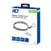 ACT Wedge Laptop Lock with combination lock Metallic 2m cable