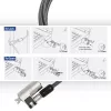 ACT Wedge Laptop Lock with keys Metallic 2m cable