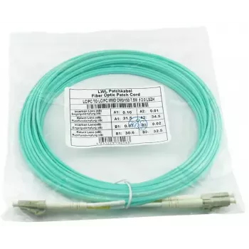 BlueOptics AJ837A-BO InfiniBand fibre optic cable 15 m LC Turquoise