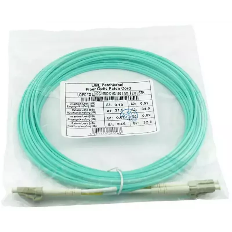 BlueOptics AJ837A-BO InfiniBand fibre optic cable 15 m LC Turquoise
