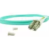 Fibre optic cable BlueOptics AJ839A 50 m LC OM3 Aqua