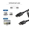 DisplayPort cable male-male ACT AK3980 2 meters power pin 20 connected