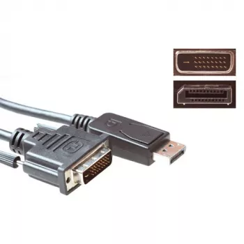 ACT 1.8 meters adapter cable DisplayPort male to DVI male