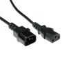 Power cord C13 - C14 black 0.9 m ACT AK5165
