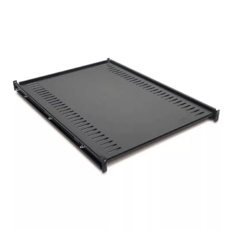 Adjustable Rack Shelf APC AR8122BLK, metal, 470 mm width, 660 mm max depth, 44 mm height, black