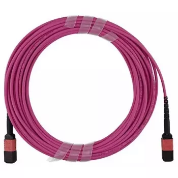 Fibre optic cable BlueOptics AV28-BO 15 m LC/APC OM4 MPO