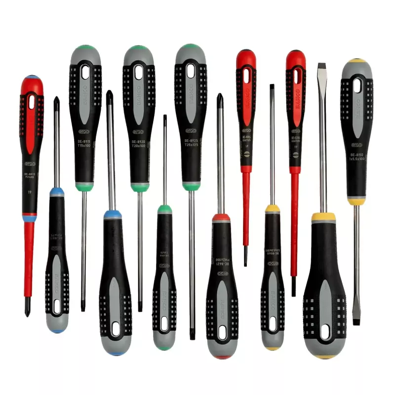 Manual screwdriver set Bahco BE-9875 combination screwdriver