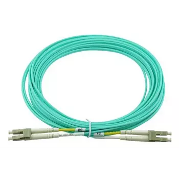 Fibre optic cable BlueOptics BK843A-BO 50m LC OM3 Aqua