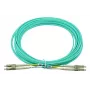 Fibre optic cable BlueOptics BK843A-BO 50m LC OM3 Aqua