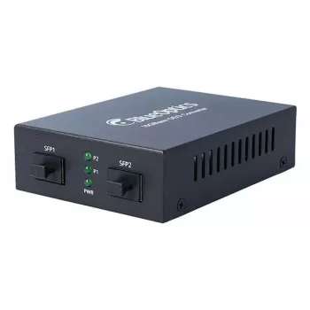 BlueOptics 10G Ethernet Media Converter 2x SFP+ 10000 Mbit/s 850 nm Black