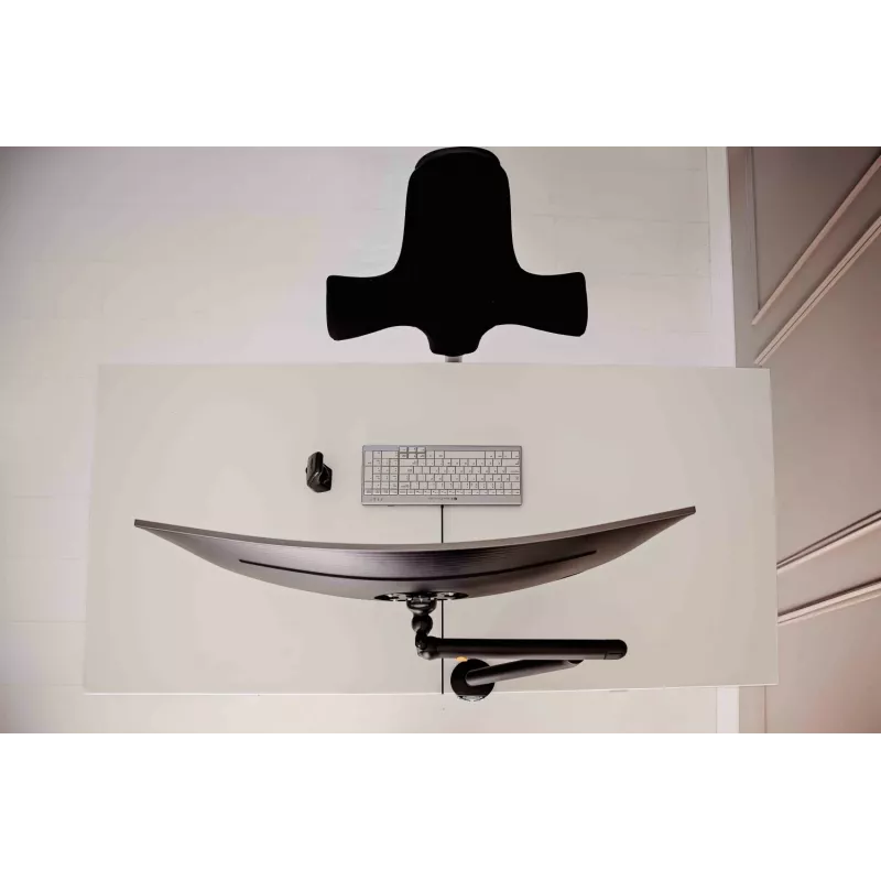 BakkerElkhuizen BE Flexible Single Black, Clamp, 10 kg, 43.2 cm (17 inch), 88.9 cm (35 inch), 100 x 100 mm, Black