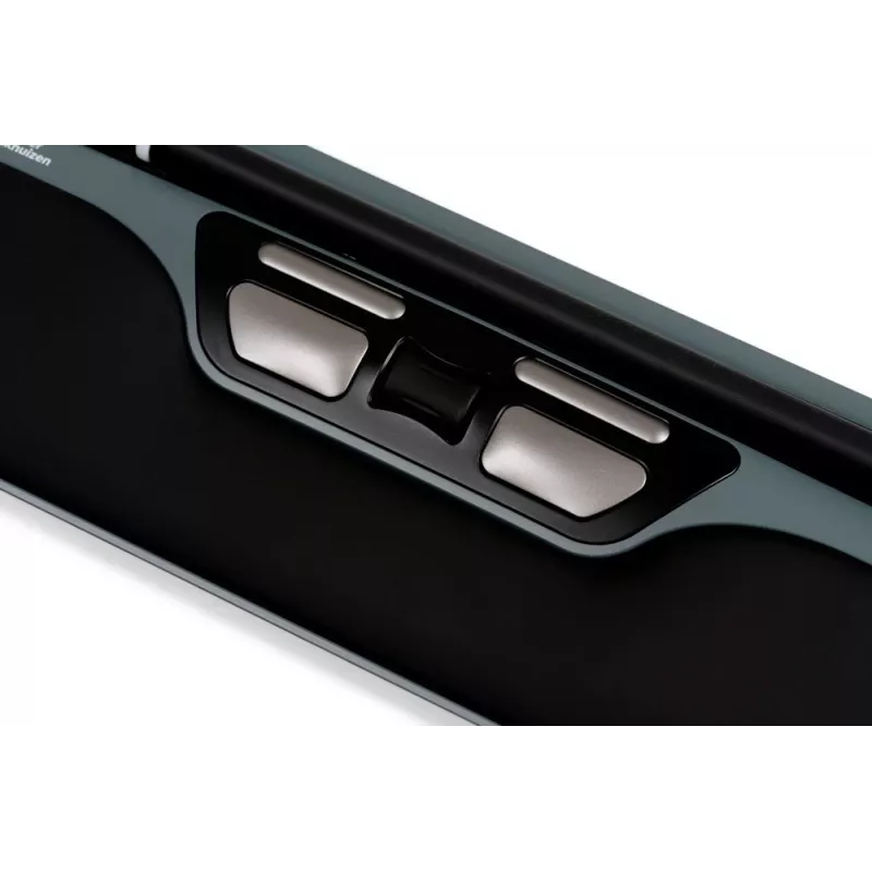 BakkerElkhuizen ErgoSlider+, Ambidextrous, Laser, 1600 DPI, Black, Grey, Yellow