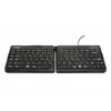 BakkerElkhuizen Goldtouch Travel Go2 Wired DE Qwertz, Mini, Wired, USB, Scissor key switch, QWERTZ, Black