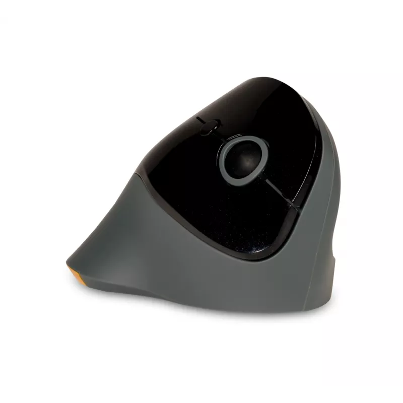 BakkerElkhuizen PRF Mouse Wireless Dark Grey, Right-hand, Vertical design, Optical, RF Wireless, 1600 DPI, Black, Grey