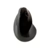 BakkerElkhuizen PRF Mouse Wireless Dark Grey, Right-hand, Vertical design, Optical, RF Wireless, 1600 DPI, Black, Grey