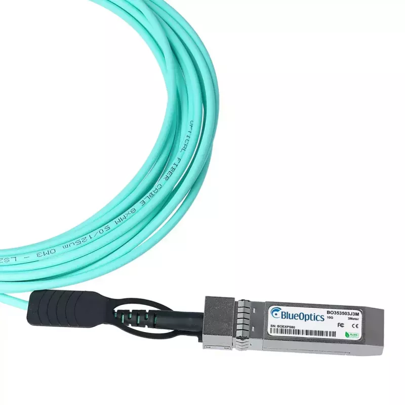 InfiniBand/fibre optic cable BlueOptics BO353503J30M-BO 30 m SFP+ Aqua