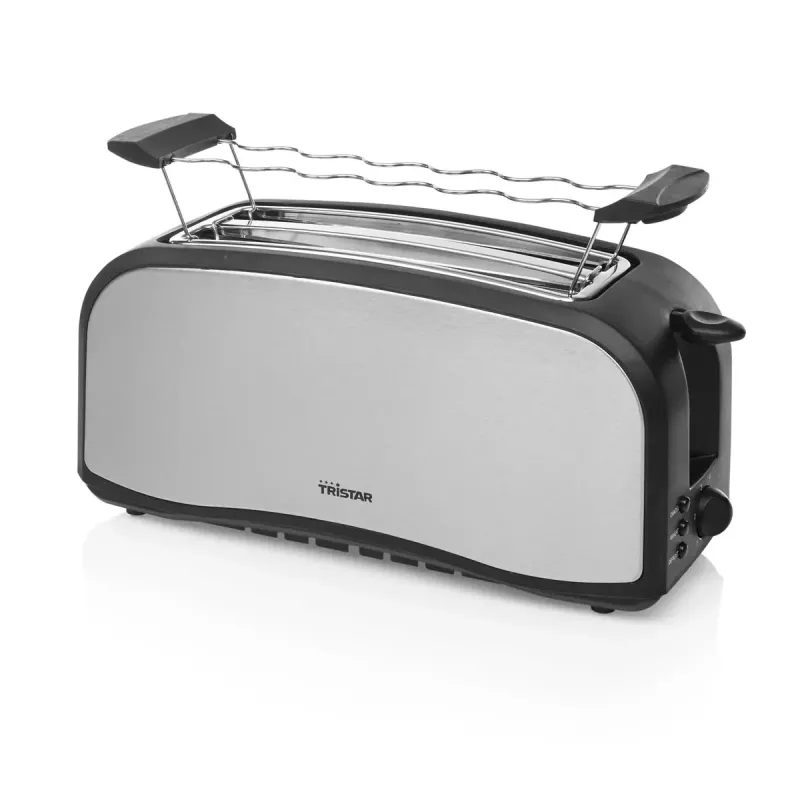 Toaster Tristar BR-1046 4 slices Black Stainless steel 1400W
