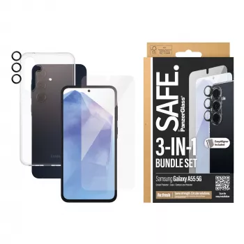 Protection Pack PanzerGlass Samsung Galaxy A55 5G Scratch Shock Resistant