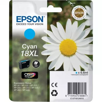 Cartridge EPSON ink Cyan 18XL Claria Home Ink C13T18124010
