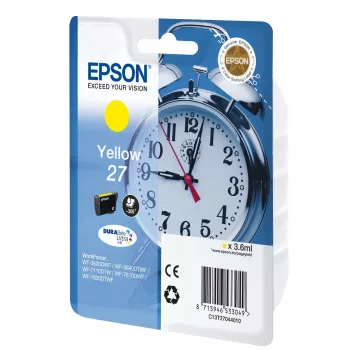 Epson Alarm clock 27 DURABrite Ultra ink cartridge 1 pc(s) Original Yellow