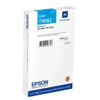 Ink Cartridge Epson C13T908240 XL Cyan — original, 39 ml, yield 4000 pages