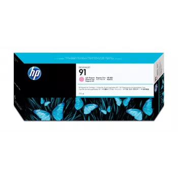 HP 91 775-ml Light Magenta DesignJet Pigment Ink Cartridge, HP DesignJet Z6100 Printer series, Thermal inkjet, Magenta, 324 mm, 120 mm, 64 mm