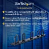 StarTech.com 1U 19in Metal Rackmount Cable Management Panel