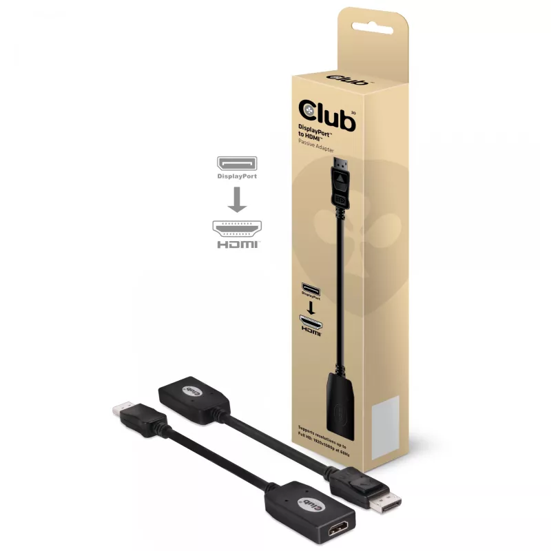 DisplayPort to HDMI Passive Adapter CLUB3D CAC-1001
