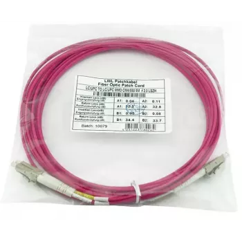 BlueOptics CBL-LC-OM4-50M-BO InfiniBand fibre optic cable 50m 2x LC