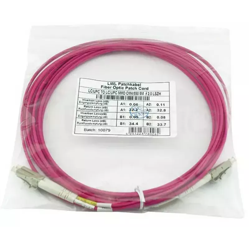 BlueOptics CBL-LC-OM4-50M-BO InfiniBand fibre optic cable 50m 2x LC