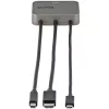StarTech.com 3-in-1 Multiport to HDMI Adapter - 4K 60Hz USB-C, HDMI or Mini DisplayPort to HDMI Converter for Conference Room - Digital AV Video Adapter to Connect HDMI Monitor/Display