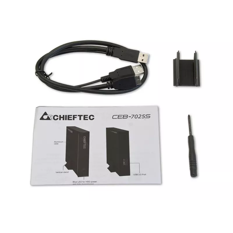 Chieftec CEB-7025S storage drive enclosure HDD/SSD enclosure 2.5 inch