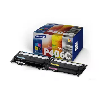 Samsung CLT-P406C toner cartridge 4 pc(s) Original Black, Blue, Magenta, Yellow