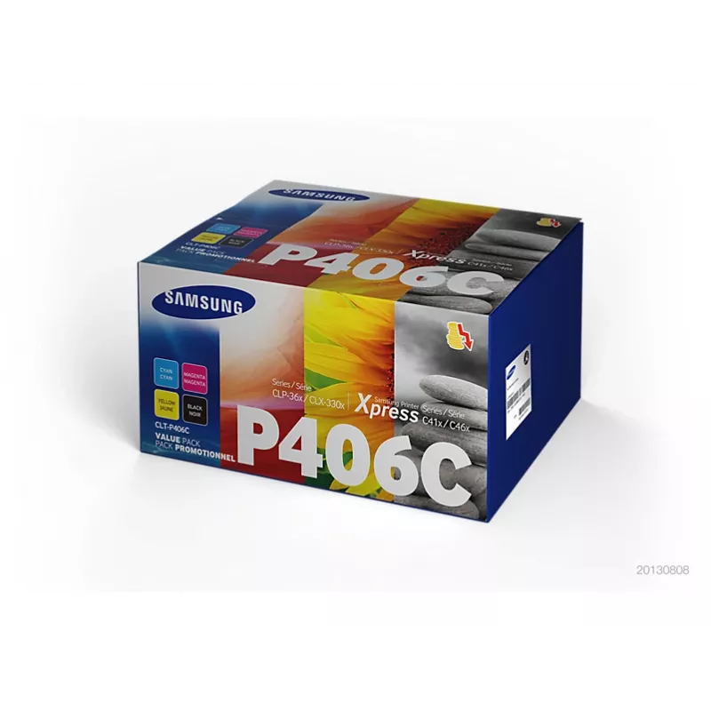 Samsung CLT-P406C toner cartridge 4 pc(s) Original Black, Blue, Magenta, Yellow