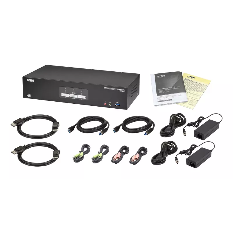 KVM switch ATEN CS1922ATC USB DisplayPort 4K Ultra HD