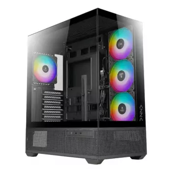PC case Azza Tiara Midi Tower Black