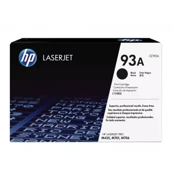 HP 93A Black Original LaserJet Toner Cartridge, 12000 pages, Black, 1 pc(s)