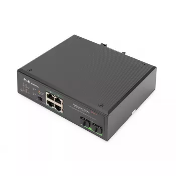 Unmanaged Switch Digitus DN-651109 4 Port Gigabit Ethernet PoE