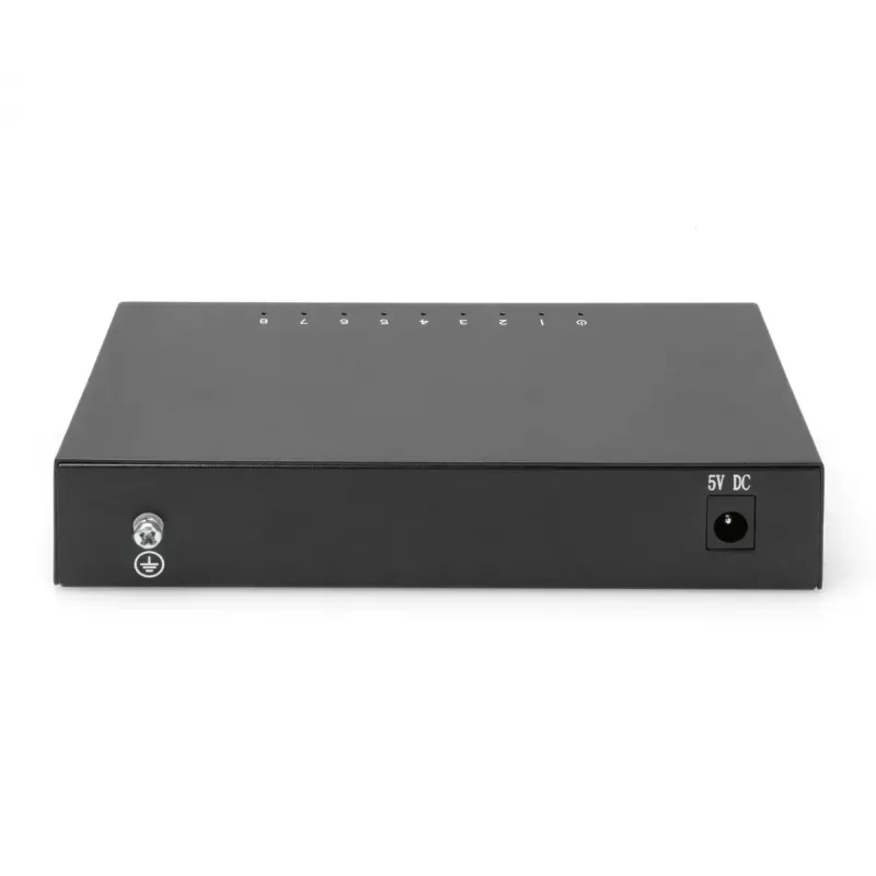 Unmanaged Switch Digitus 8-Port 10/100 Mbps Fast Ethernet Metal Housing