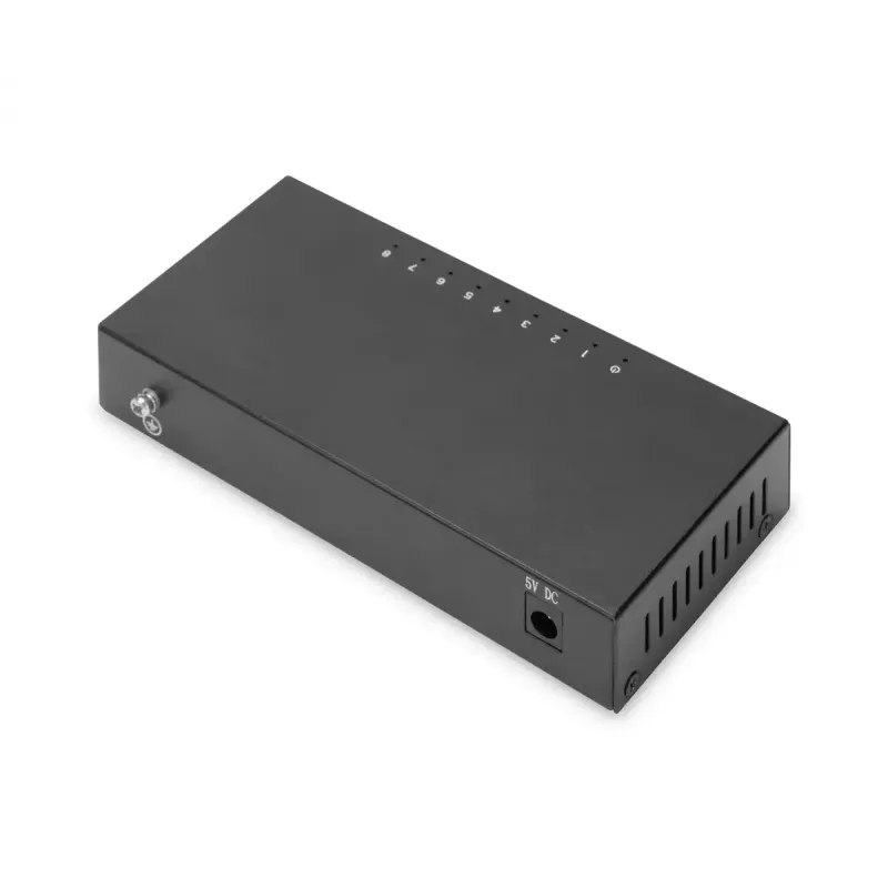 Unmanaged Switch Digitus 8-Port 10/100 Mbps Fast Ethernet Metal Housing