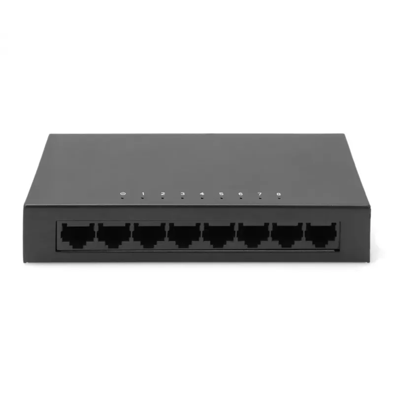 Unmanaged Switch Digitus 8-Port 10/100 Mbps Fast Ethernet Metal Housing