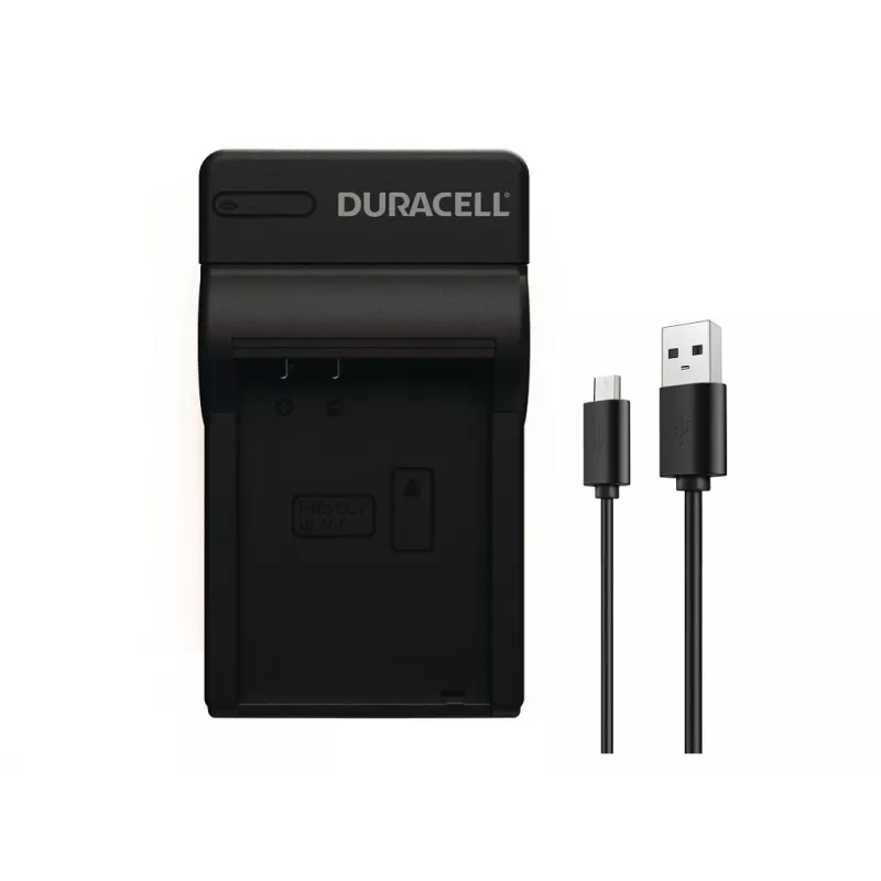 Duracell Digital Camera Battery Charger, USB, Indoor battery charger, Olympus BLN-1, Black, 5 V, 5 V