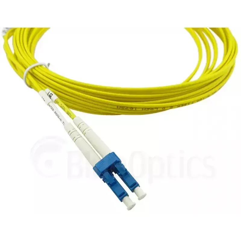 Fibre optic cable BlueOptics EFE080-0010M-R-BO LC G.657.A1 10 m Yellow